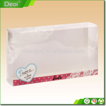 2015 newest flip type PP plastic clear custom shoe boxes with very high quality