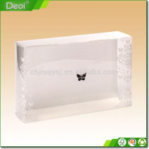 Hot selling Advanced quality art plastic shoe box with 1C silkscreen printing