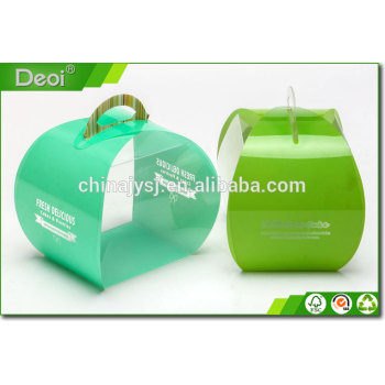 OEM Factory Customized Ckae Plastic Round Box