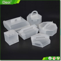 PVC/PP/PET Packaging Clear Plastic Box For Food