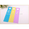 2015 New Design plastic Hang Tag With uv Printing for Garment