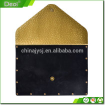 Wholesale unisex imitational Leather Cool Envelope Clutch Bag File Bag