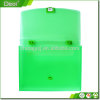Deoi custom made green pp material document a4 plastic file box with handle