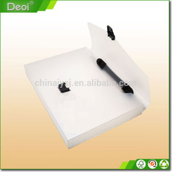 China school stationery matt pp raw material file folder carrying case which made in Shanghai OEM factory