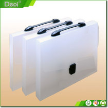 Hot sell A4 size PP material office supplies document box for wholesales