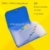 high -quality fashionable pp plastic expanding file folder with 13 pockets
