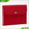 2015 Durable Fabric Expanding File Folder, Custom pp plastic inner page with Suede Fabric cover