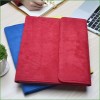 Portfolios Suede Cover Document Bag Wallet Fabric Expanding File Folder