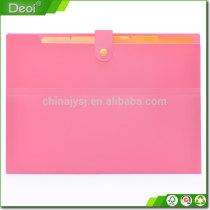 Office style expanding file folder with button A4 size expanding file folder