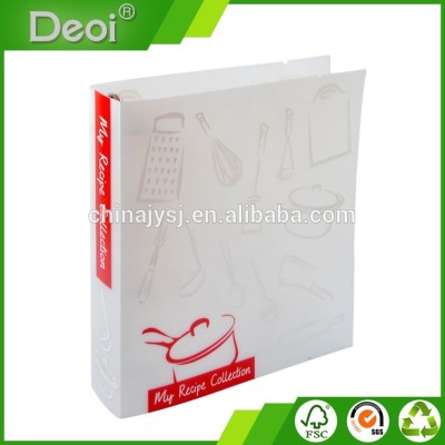 China supplier high-quality A4 size Deoi pp plastic open display book