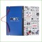 Custom made Eco-friendly DIY high-quality OEM factory pp plastic Deoi A6 size Mini display book file made in Shanghai