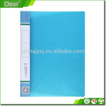 A3 A4 A5 portable book display pocket pp plastic clear book display books with 20 pockets View Binder made of sand surface