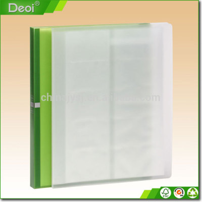 Customized comic clear book display PP plastic Cover A4 size 10 pockets display book with custom logo printing
