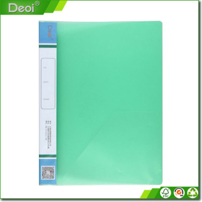 Best Quality Eco-friendly A4 size 2 holes pp ring binder Presentation Folder with 20 pockets made in professional OEM factory