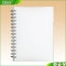 School supplies plastic PP spiral notebook with frosted surface
