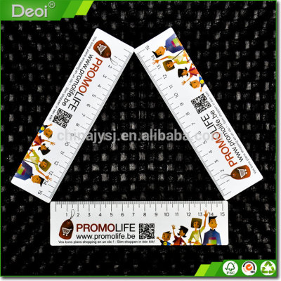 Soft student plastic ruler with fancy design