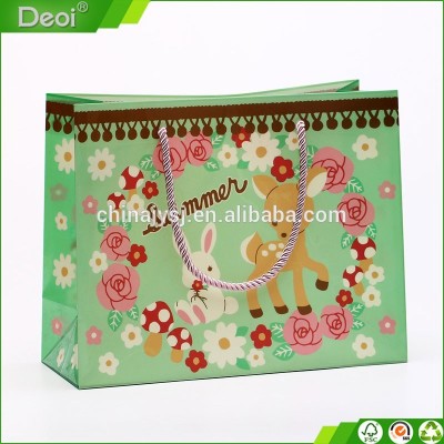 wholesale Alibaba custom made high-quality pp plastic recycled shopping bag with handle