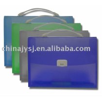 Model JY1029 document PP plastic file folder box case with 13 pockets or 12 tabs as promotion gift
