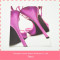 pp plastic L -shape file folder with high heel shoes picture