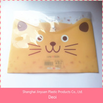 plastic PP carry handle button file folder professional OEM customized stationery factory