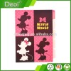 Pink File Folders With Mickey Mouse
