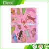 High Quality Five Pockets Plastic File Folder with Cute Character
