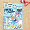 Donald DUCK pictures Deoi OEM factory customized printed A4 size L shaped pp Plastic file folder with zipper