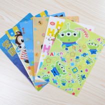 Deoi stationery professional OEM factory wholesale customized A4 A5 A6 pp L shaped file folder with plum blossom