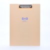 hot sale Customized a4 a5 plate Board pp plastic File Folder with metal clip made in professional stationery factory