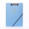 Custom made a3 a4 plate Board pp plastic File Folder with metal clip made in shanghai professional stationery OEM factory