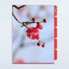 custom made luxury 5 index PP portfolio file folder with flower printing and 5 pockets made in Shanghai professional OEM