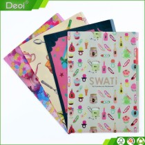 OEM factory high-quality eco-friendly pp plastic file folder with 4 pockets