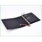 made in Chinese factory pp plastic black color binder clip file folder with 3 rings in Australia market