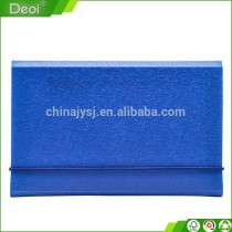 Colorful A5 Size Expanding Wallet blue Polypropylene PP material plastic File Folder made in Shanghai OEM stationery factory