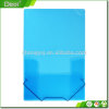 New A5 PVC/PP Transparent Blue Elastic Closure File Folder Document Pounch Holder Filing Product