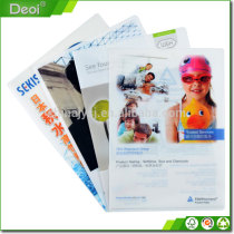 Eco-friendly Customized A3 A4 size handmade paper file folder Glossy & Matt PP/PVC FC size L shape file folder