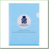 Fresh polypropylene material 0.2 mm A3 A4 FC size waterproof plastic L shape file folder with low price for high school students