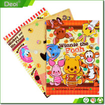 Deoi 0.2mm A3 A4 clear file folder which made of Glossy or frosted PP/PVC plastic FC size L shape file folder