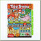 Newest a4 pp folder eat smart series kids pattern snap type file bag document file case shape file folder