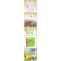 custom design L shape folder,pp types of stationery folder plastic 3-hole file folder