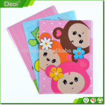 Plastic Two Pockets A4 Clear File Folder Document Holder