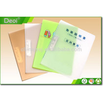 Customized A4 Plastic Transparent File Folders