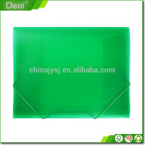 High quality file folder with string clip A4 size pp file folder