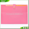 Promotion gift A4 size pp expanding file folder with button