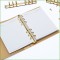 hot new products in Alibaba Deoi A4 A5 A6 size custom made pvc plastic luxury gold notebook with rings