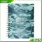 Eco-friendly plastic cover spiral notebook with customized printing