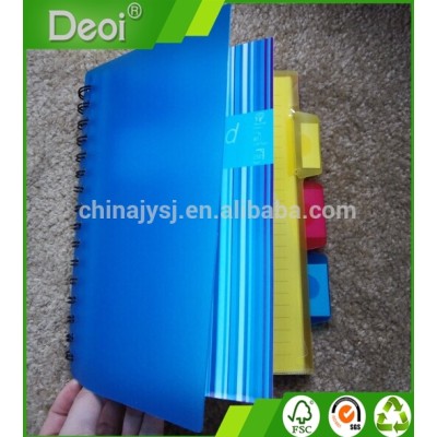 Custom Plastic Cover Spiral Notebook