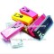 Customized portable pp plastic pencil box with button closure schoolsupplies for children