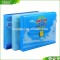custom made high-quality pencil box pp plastic stationery box with button closure