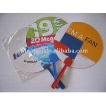 plastic promotional fan with UV printing